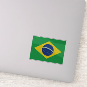 Brasilien Flagga Klistermärken