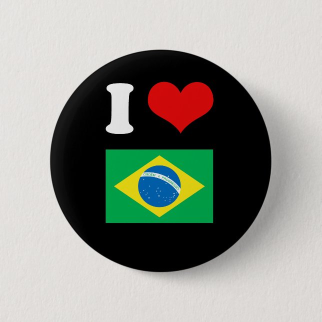 Brasilien flagga knapp (Framsida)