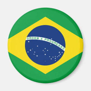 Brasilien flagga Magnet
