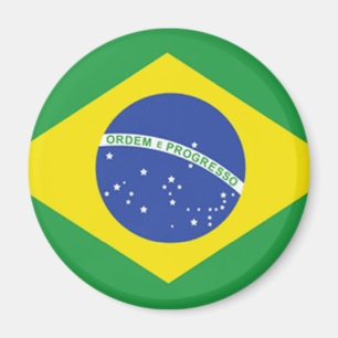 Brasilien flagga magnet