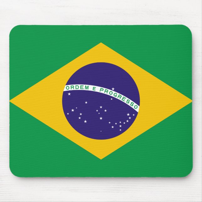 Brasilien Flagga Musmatta (Framsidan)