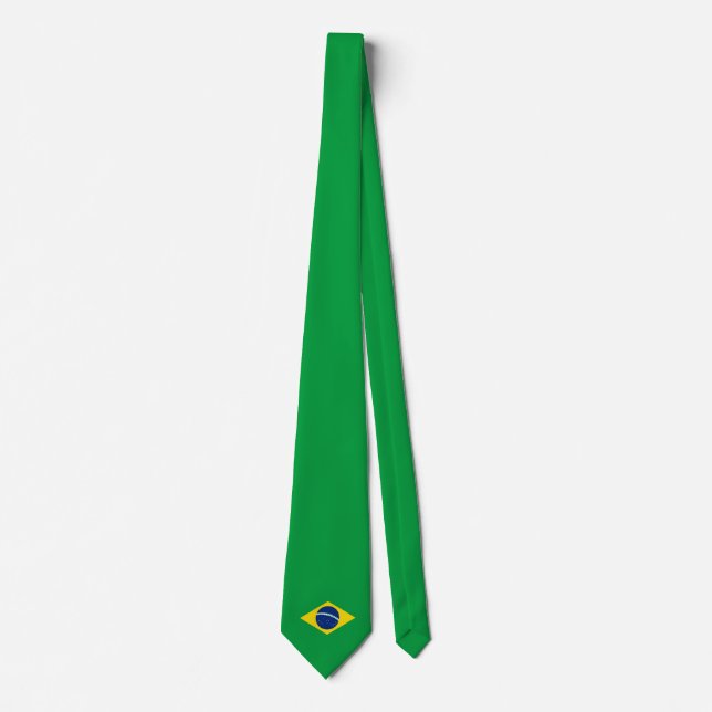Brasilien flagga Neck Tie Slips (Framsida)