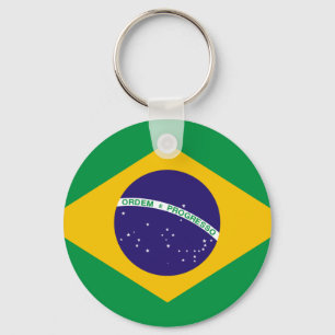 Brasilien flagga nyckelring