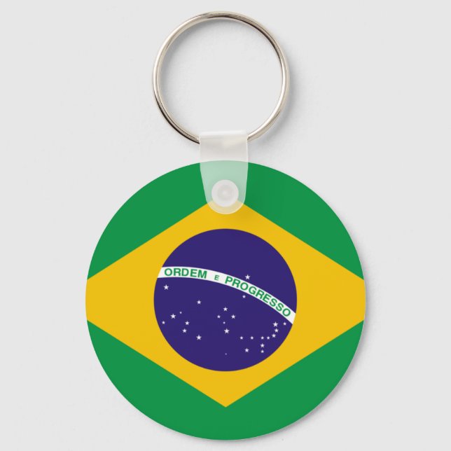 Brasilien flagga nyckelring (Framsida)