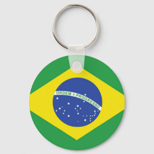 Brasilien flagga nyckelring