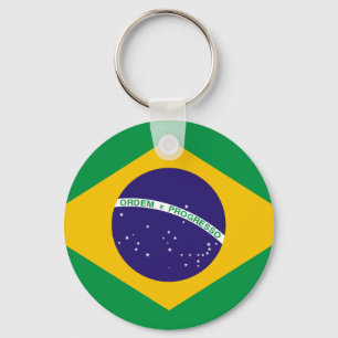 Brasilien flagga nyckelring