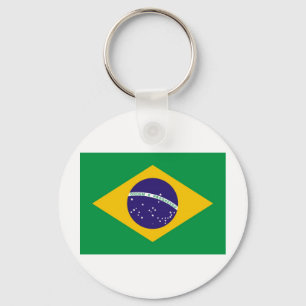 Brasilien Flagga Nyckelring