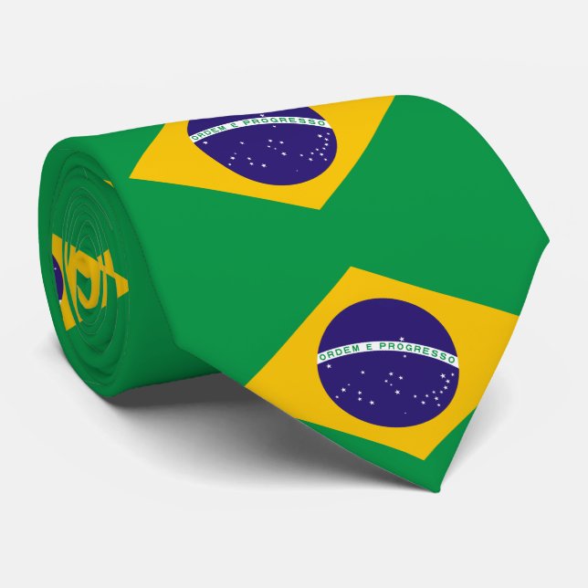 Brasilien Flagga Slips (Rullad)