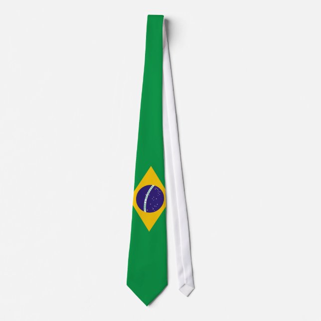Brasilien flagga slips (Framsida)
