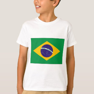 Brasilien flagga t-shirt