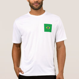 Brasilien flagga t shirt