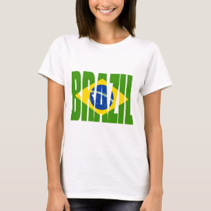 BRASILIEN flagga Tröja