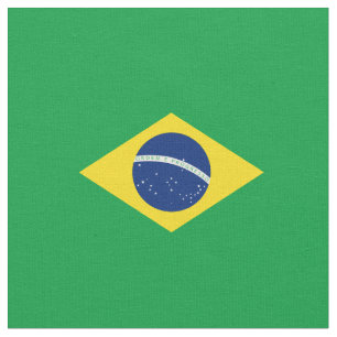 Brasilien flagga tyg