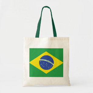Brasilien flagga tygkasse