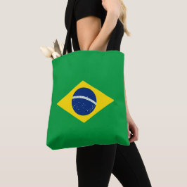 Brasilien flagga tygkasse