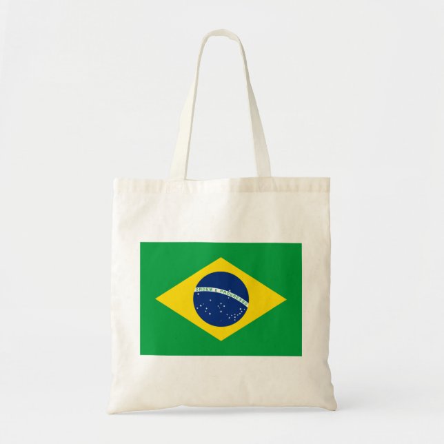 Brasilien Flagga Tygkasse (Framsidan)