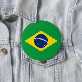 Brasilien Flagga Världscupen 2026 Fotboll Brasilie Knapp