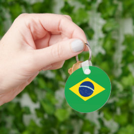 Brasilien Flagga Världscupen 2026 Fotboll Brasilie Nyckelring