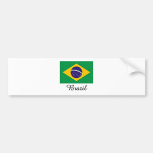 Brasilien flaggadesign bildekal