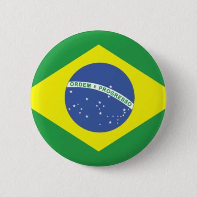Brasilien flaggadesign knapp (Framsida)