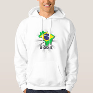 Brasilien flaggakarta 2,0 munkjacka