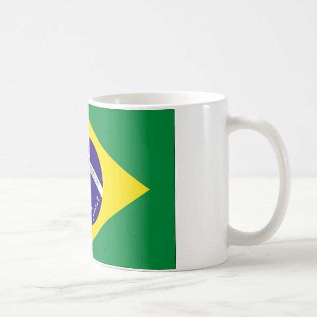 Brasilien flaggamugg kaffemugg (Höger)