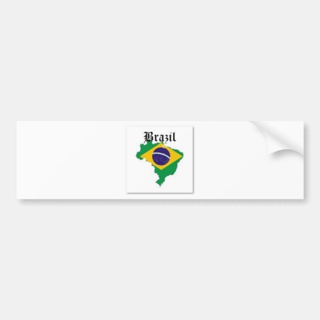 BRASILIEN FLAGGAT-TRÖJA OCH ETC. BILDEKAL (Framsidan)