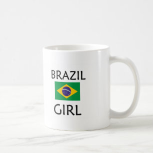 BRASILIEN FLICKA KAFFEMUGG