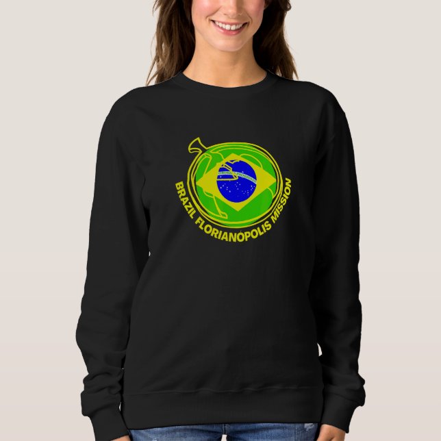 Brasilien Florianópolis LDS-missionen Stolt Mormon T Shirt (Framsida)