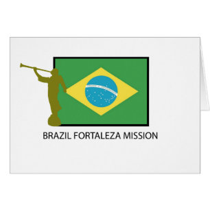 BRASILIEN FORTALEZA BESKICKNING LDS HÄLSNINGSKORT