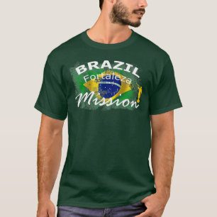 Brasilien Fortaleza Mormon LDS Uppdrag missionär T Shirt