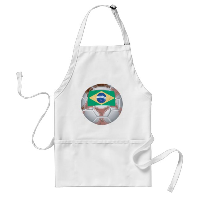 Brasilien fotboll förkläde (Framsidan)