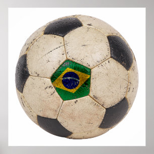 Brasilien fotboll poster