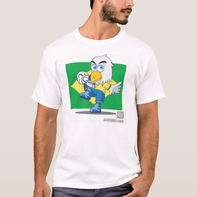 BRASILIEN FOTBOLL TEE SHIRT (Framsida)