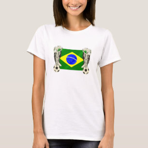 Brasilien fotboll tee shirt