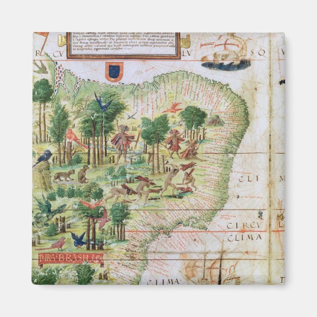 Brasilien från Miller Atlas Magnet (Framsidan)