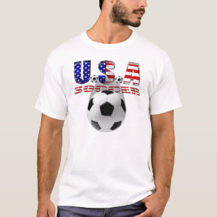 Brasilien futbol för gåva för flagga för 2014 t-shirt