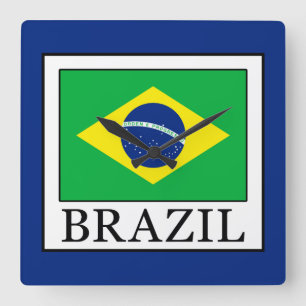 Brasilien Fyrkantig Klocka