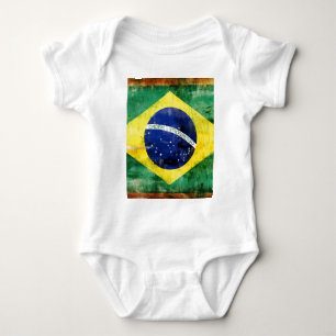 Brasilien gammal flagga t shirt