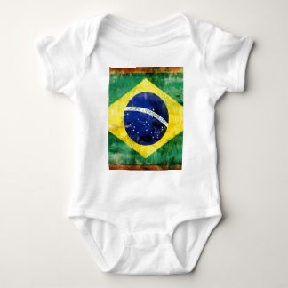 Brasilien gammal flagga t shirt