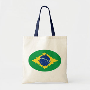 Brasilien hänger lös den Gnarly flagga Tygkasse