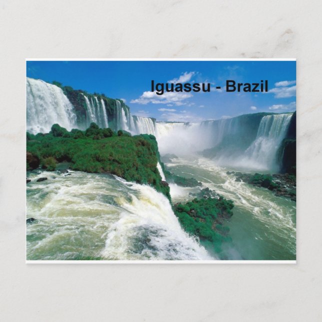 Brasilien Iguassu Falls (St.K.) Vykort (Framsida)