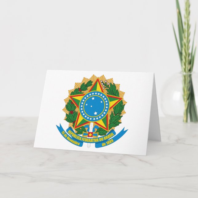 Brasilien Jackar Arm Greeting Card Kort (Framsida)