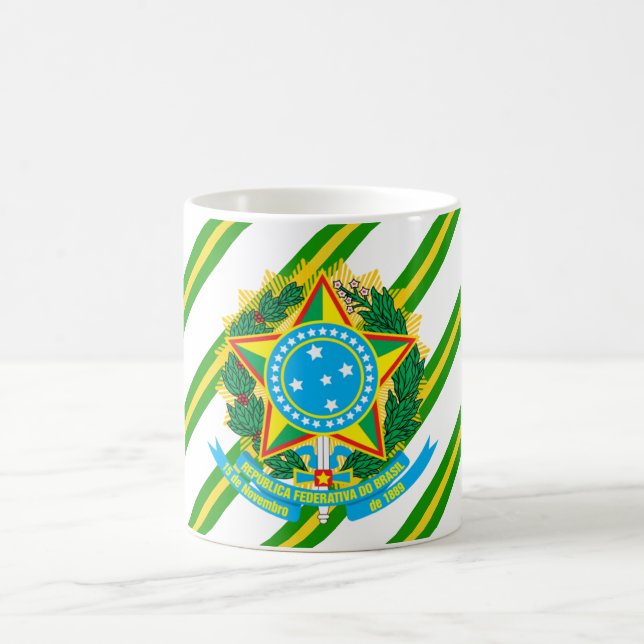 Brasilien jackar av arm kaffemugg (Center)