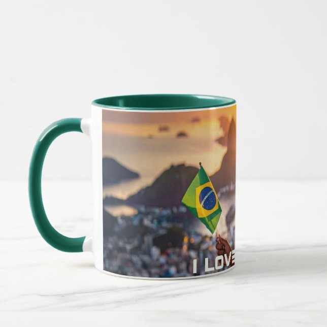 BRASILIEN - JAG ÄLSKAR BRASILIEN MUGG (Vänster)