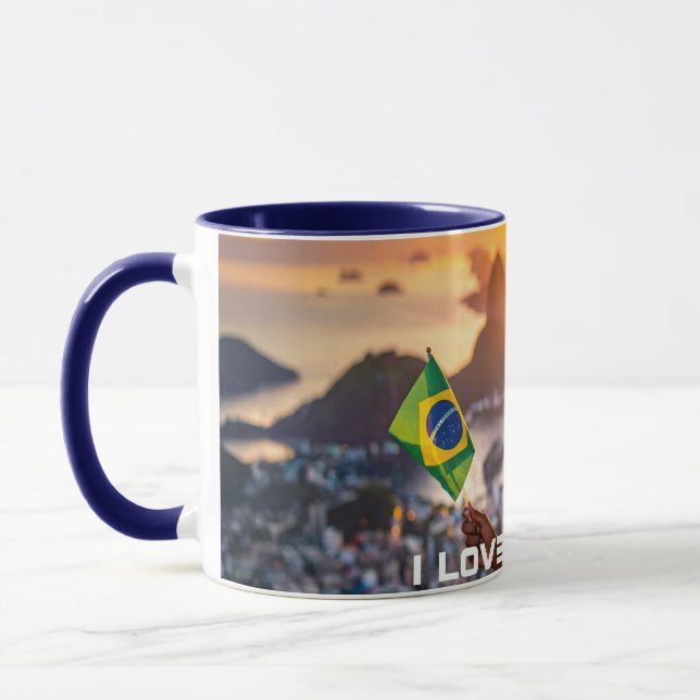 BRASILIEN - JAG ÄLSKAR BRASILIEN MUGG (Vänster)