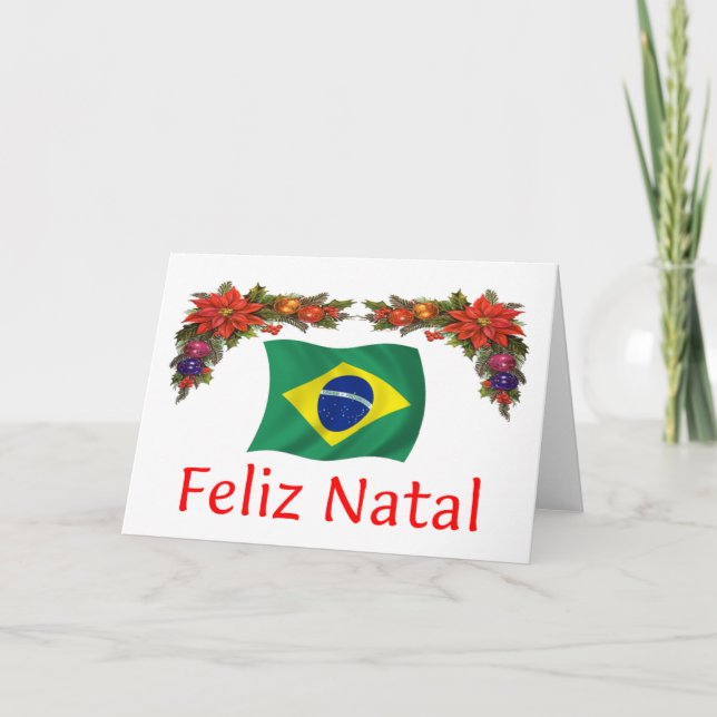 Brasilien jul helgkort (Framsida)