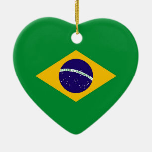 BRASILIEN JULGRANSPRYDNAD KERAMIK