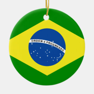 Brasilien Julgransprydnad Keramik