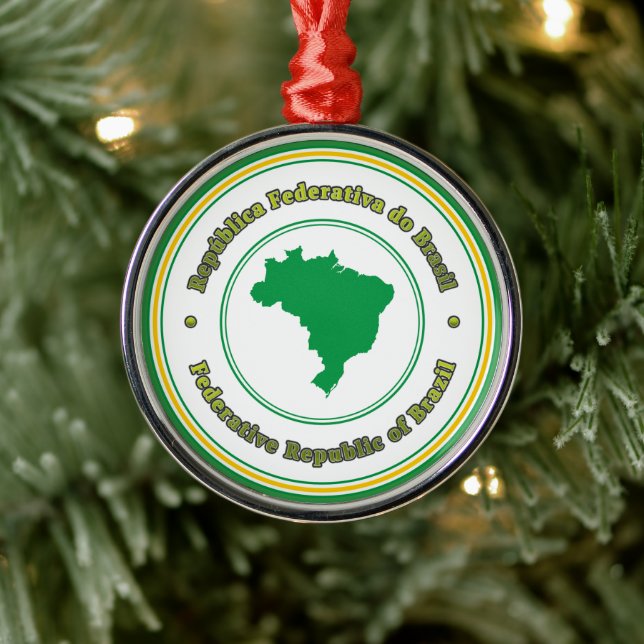 Brasilien Julgransprydnad Metall (Träd)